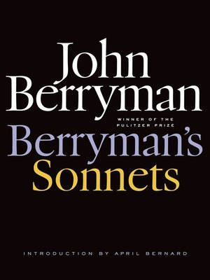 cover image of Berryman's Sonnets